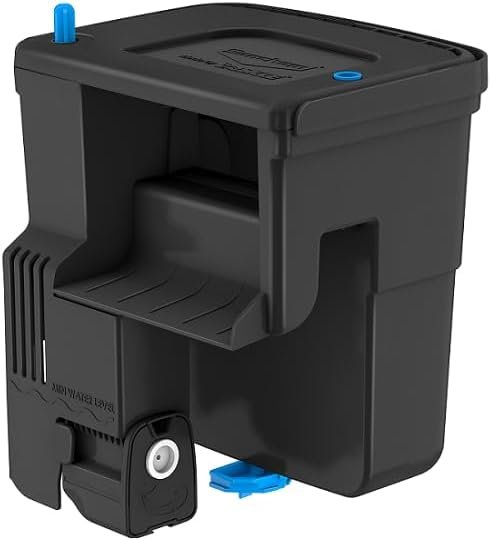 Seachem Tidal Power Aquarium Filter – 35 Gallon Large Fish Tank Filter,black