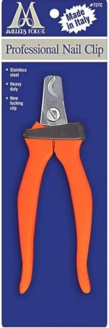 Millers Forge Nail Clipper W/Orange Handle