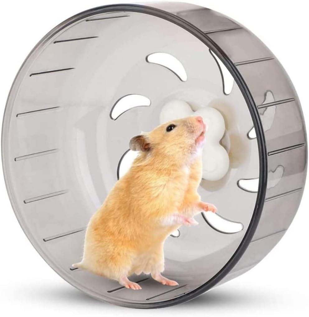 Mini Silent Exercise Wheels for Hamsters Less Than 4 inches 10 cm in Length Toys Hamster Ball Small Pet Running Toy Ball Gerbils Mice Rat Guinea Pig Hamster Cage Accessories
