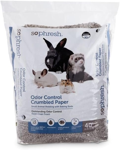 So Phresh Scented Crumbled Paper Small Animal Bedding 40 Liter