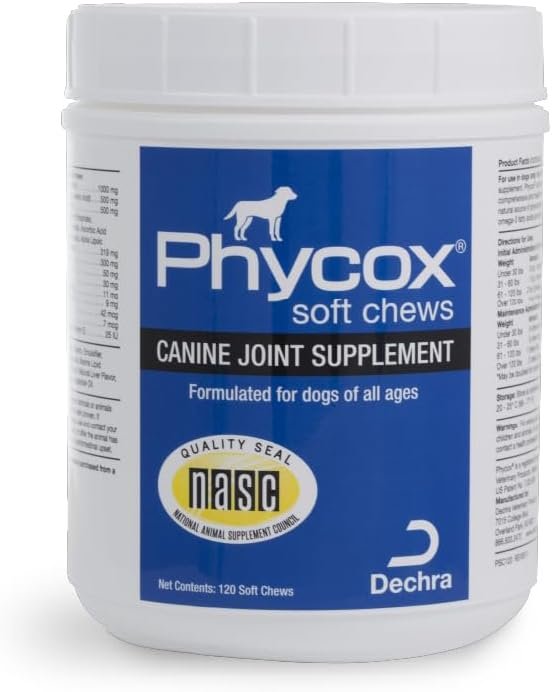 Phycox Dog Joint Supplement Soft Chews, 120 Ct