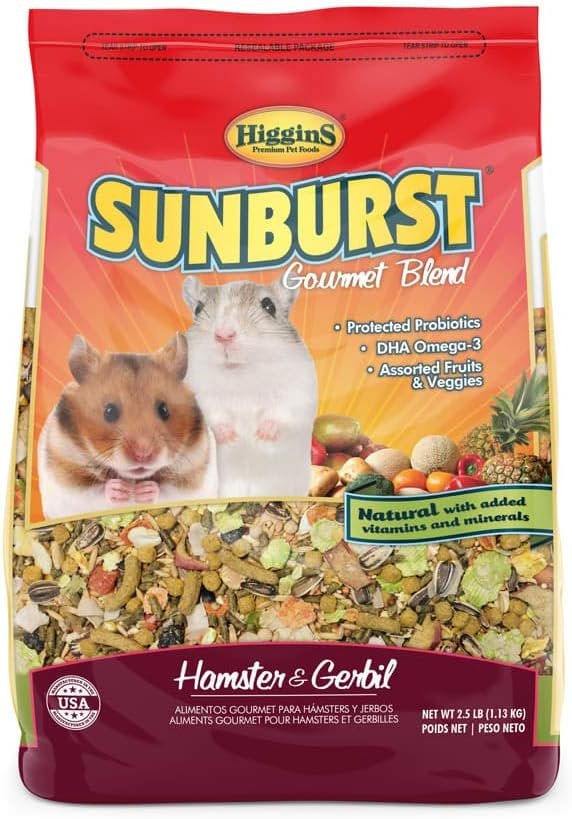 Higgins Sunburst Gourmet Food Mix For Hamsters And Gerbils