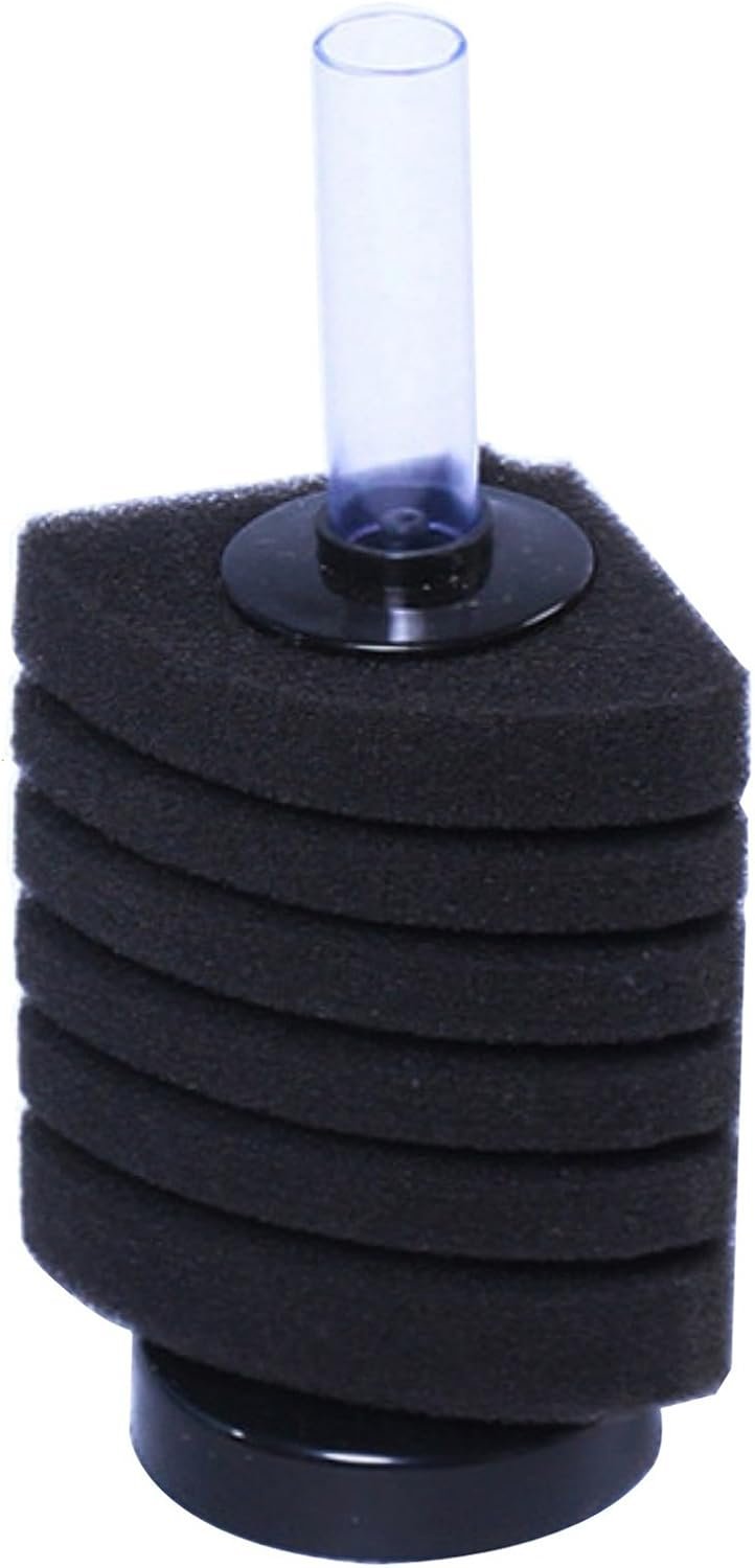 AQUANEAT Aquarium Bio Corner Sponge Filter, for Breeding Shrimp Nano Fish Tank, up to 15Gal