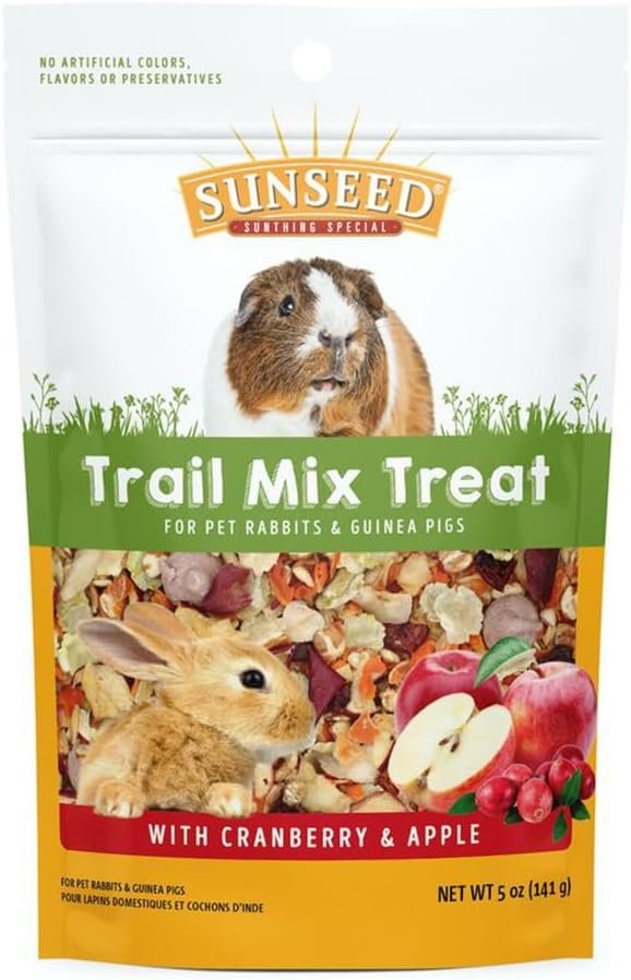Sunseed Company 36031 Cranberry Raisin Vita Prima Trail Treat For Rabbits And Guinea Pigs, 5 Oz