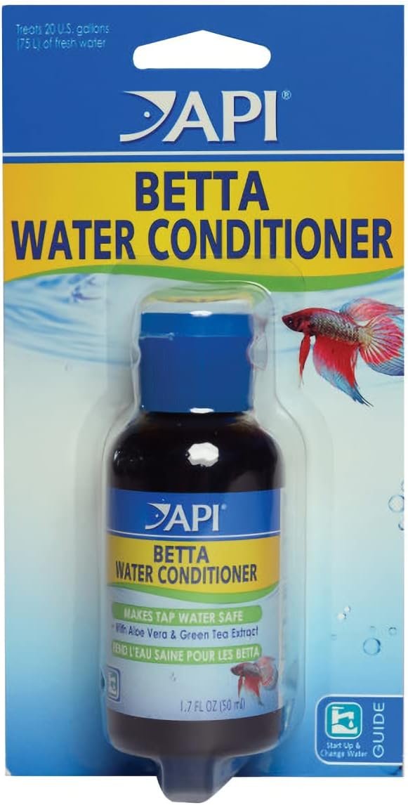 API BETTA WATER CONDITIONER Betta Fish Freshwater Aquarium Water Conditioner 1.7-Ounce Bottle