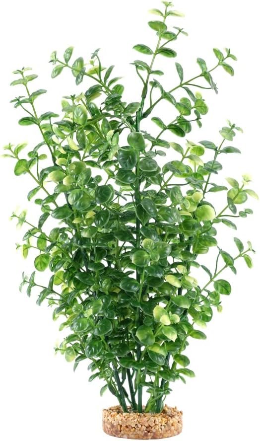 Fluval Aqualife Green Bacopa Plant, Plastic Aquarium Plant Decoration 14 in