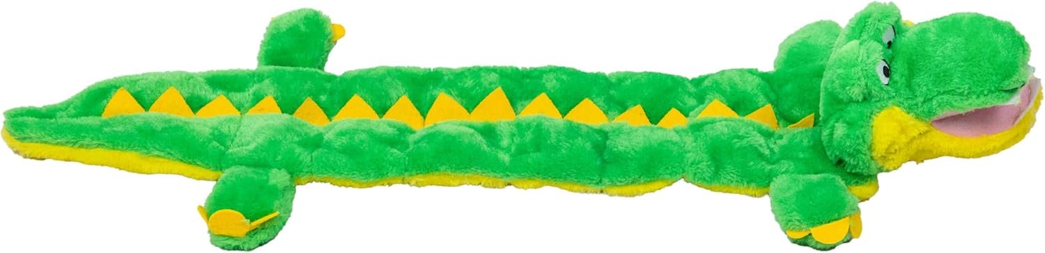 Outward Hound Squeaker Matz Plush Gator Dog Toy, XL