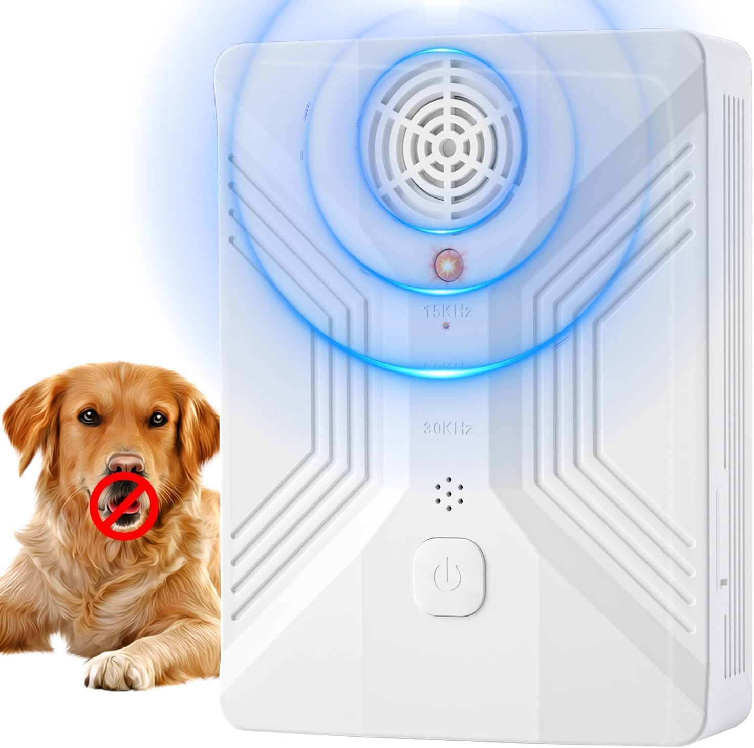 Anti Barking Devices, 3 Modes Ultrasonic Bark Box, Dog Bark Deterrent Devices, Dog Barking Stopper, Anti Barking Device for Dogs Long Range 50ft, Barking Control Devices for Dog Training in Outdoor