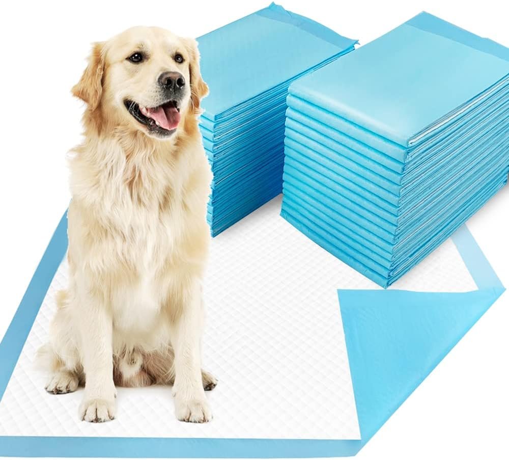 Dog Pee Pads Extra Large 30″x36″, 30 Count Super Absorbent Pee Pads for Dogs, Disposable Urine Bed Pads for Doggie, Thicken XXL Puppy Pads, Piddle Pads X-Large for Indoor, Outdoor Use