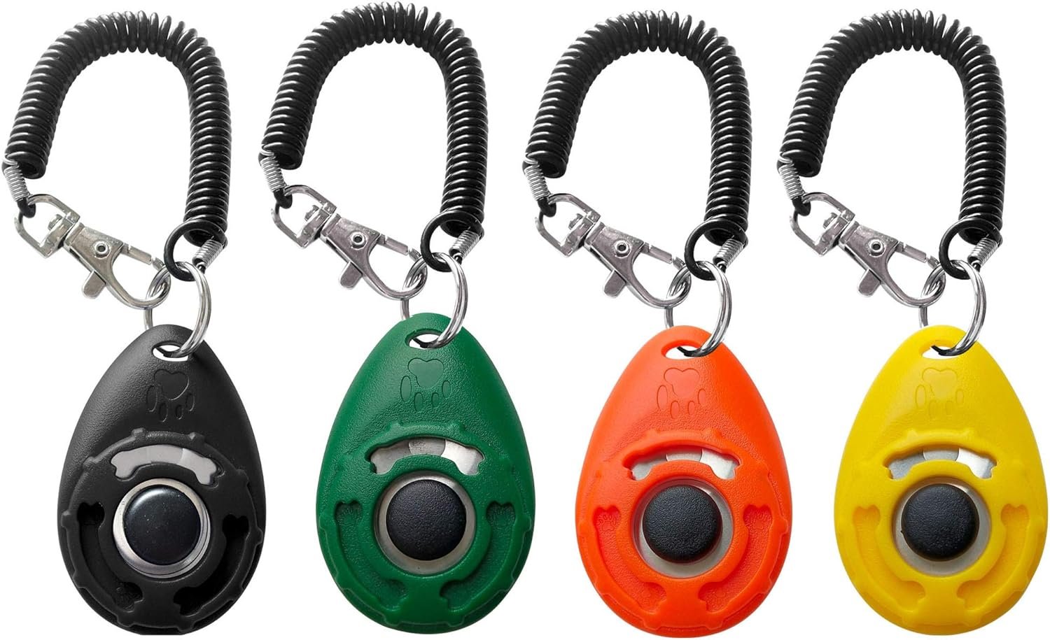 Pet Training Clicker with Wrist Strap – Dog Training Clickers 4 Color