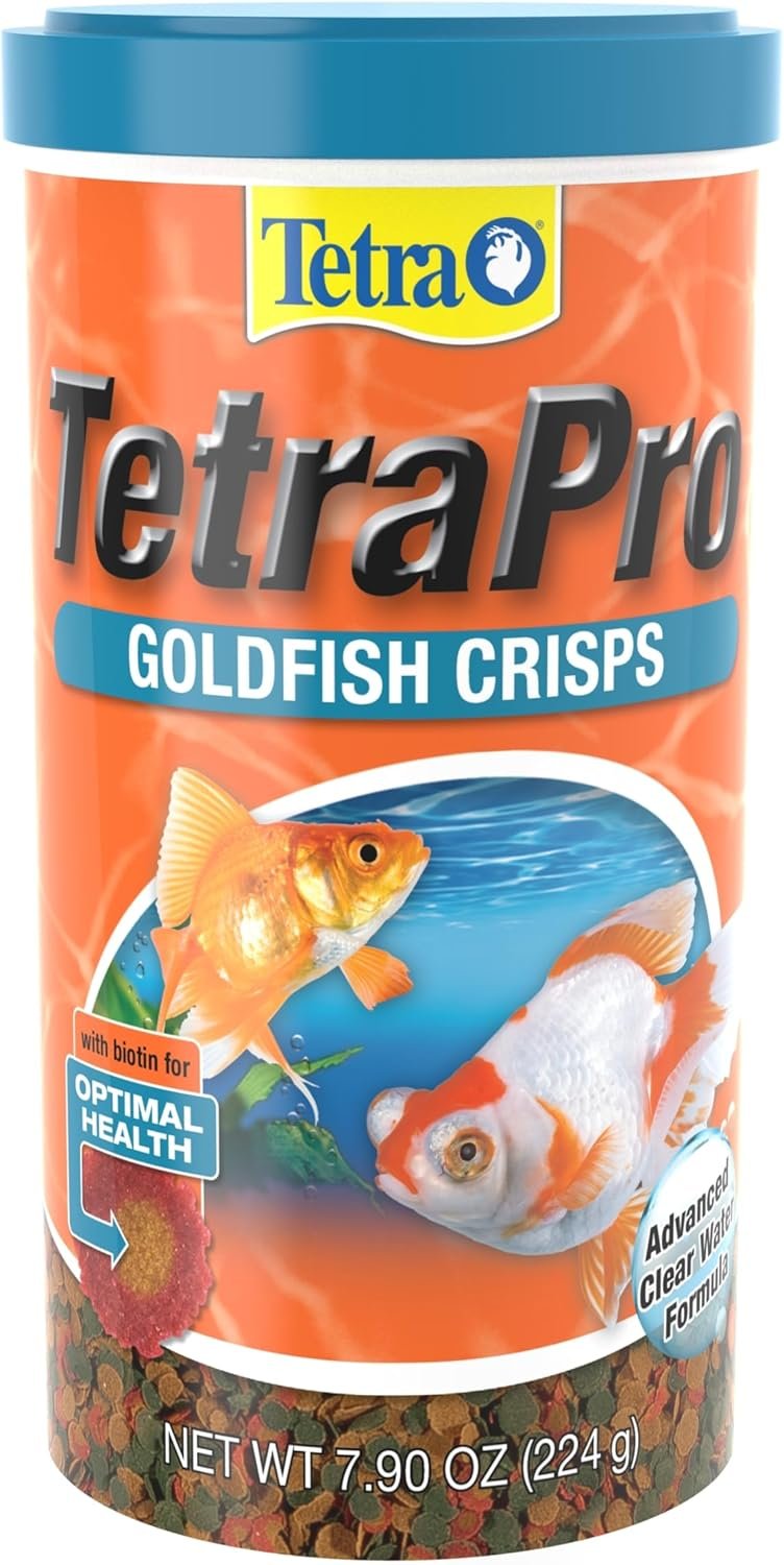 Tetra 77077 TetraPRO Goldfish Crisps for Fishes, 7.9 Ounce