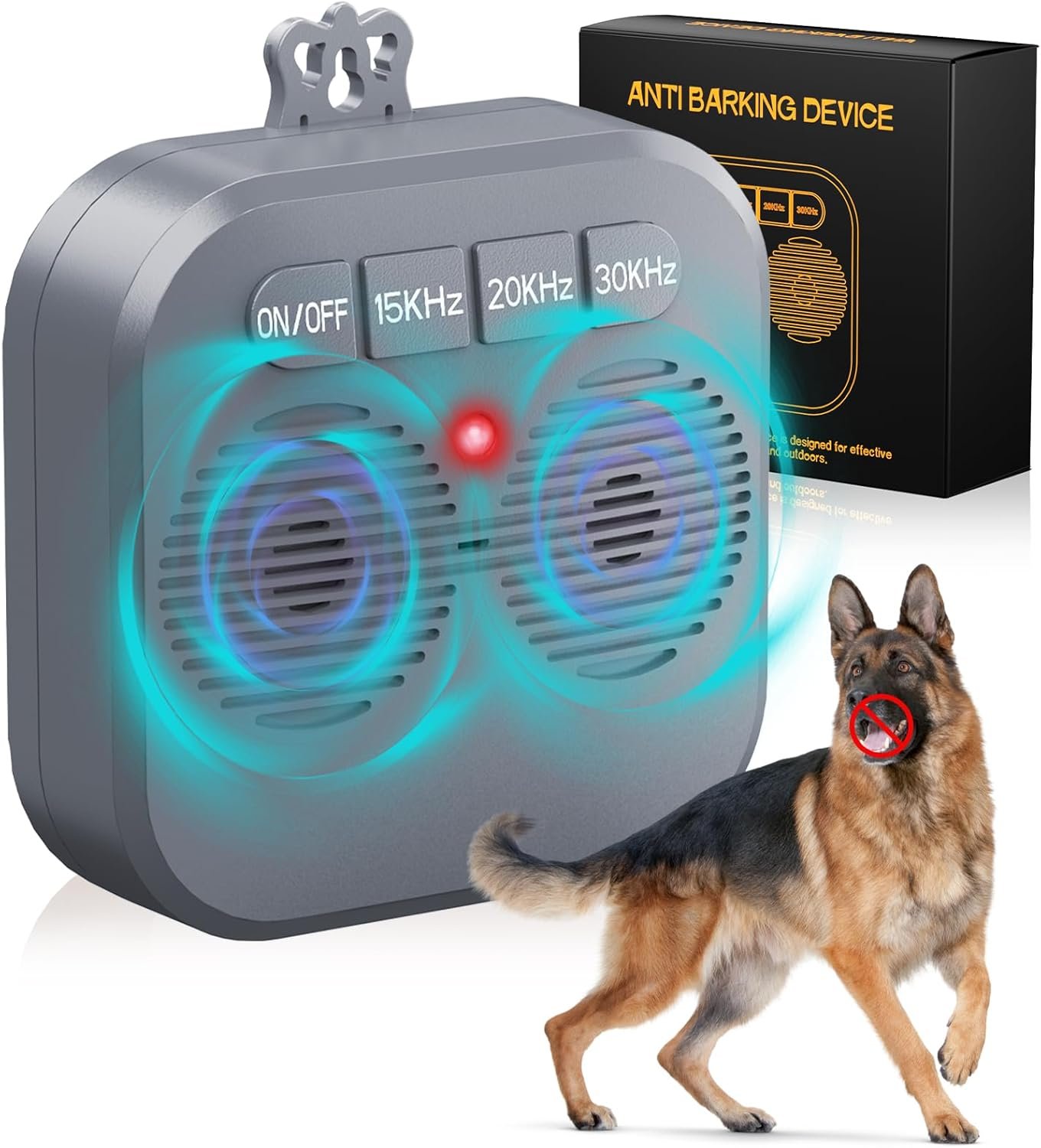 Anti Barking Device for Dogs, Dog Barking Silencer Home Yard Outdoor Use