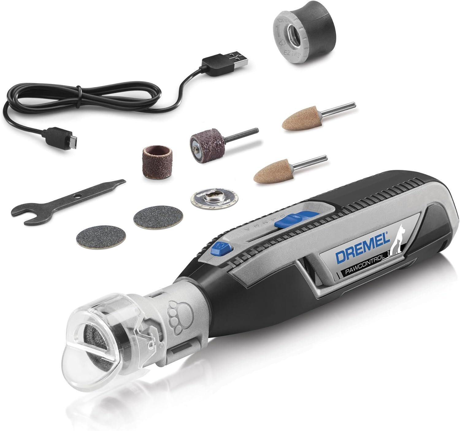 Dremel PawControl 7760-PET Dog Nail Grinder and Trimmer – Cordless & Rechargeable Pet Grooming Tool Kit – Safe for Dogs, Cats, and Small Animals (Amazon Exclusive)