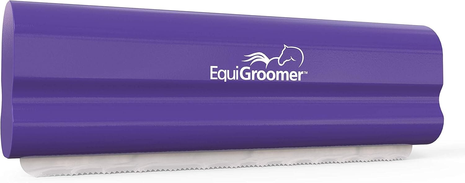 EasyGroomer Deshedding Brush for Dogs & Cats – Undercoat Grooming Tool for Short & Long Hair, Removes Loose Fur & Dirt, Reduces Shedding for Small & Large Pets, Purple