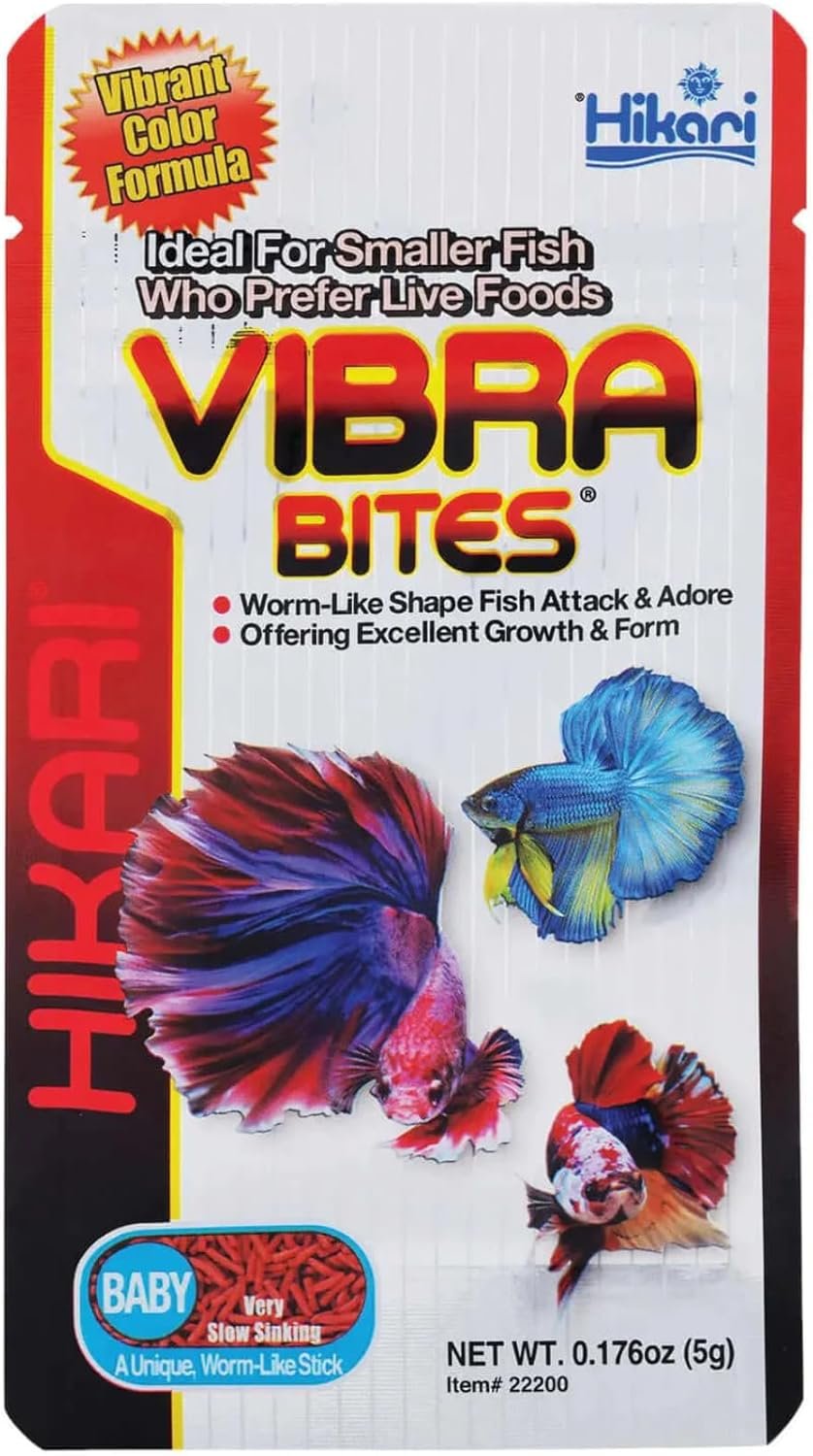 Hikari Vibra Bites Baby Tropical Fish Food, 0.18 oz