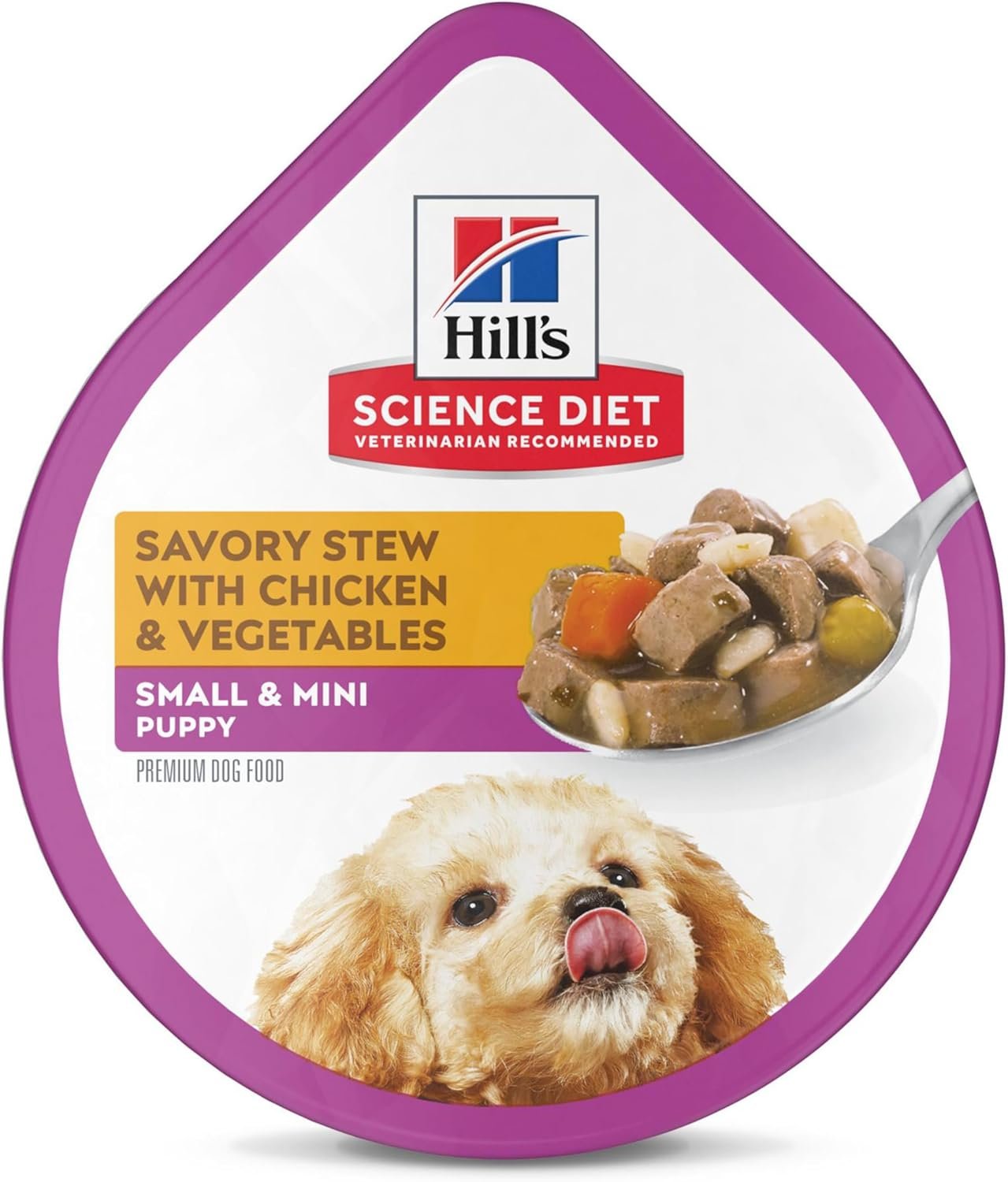 Hill’s Science Diet Puppy Small & Mini Wet Dog Food, Chicken & Vegetables, 3.5 oz. Trays, 12-Pack