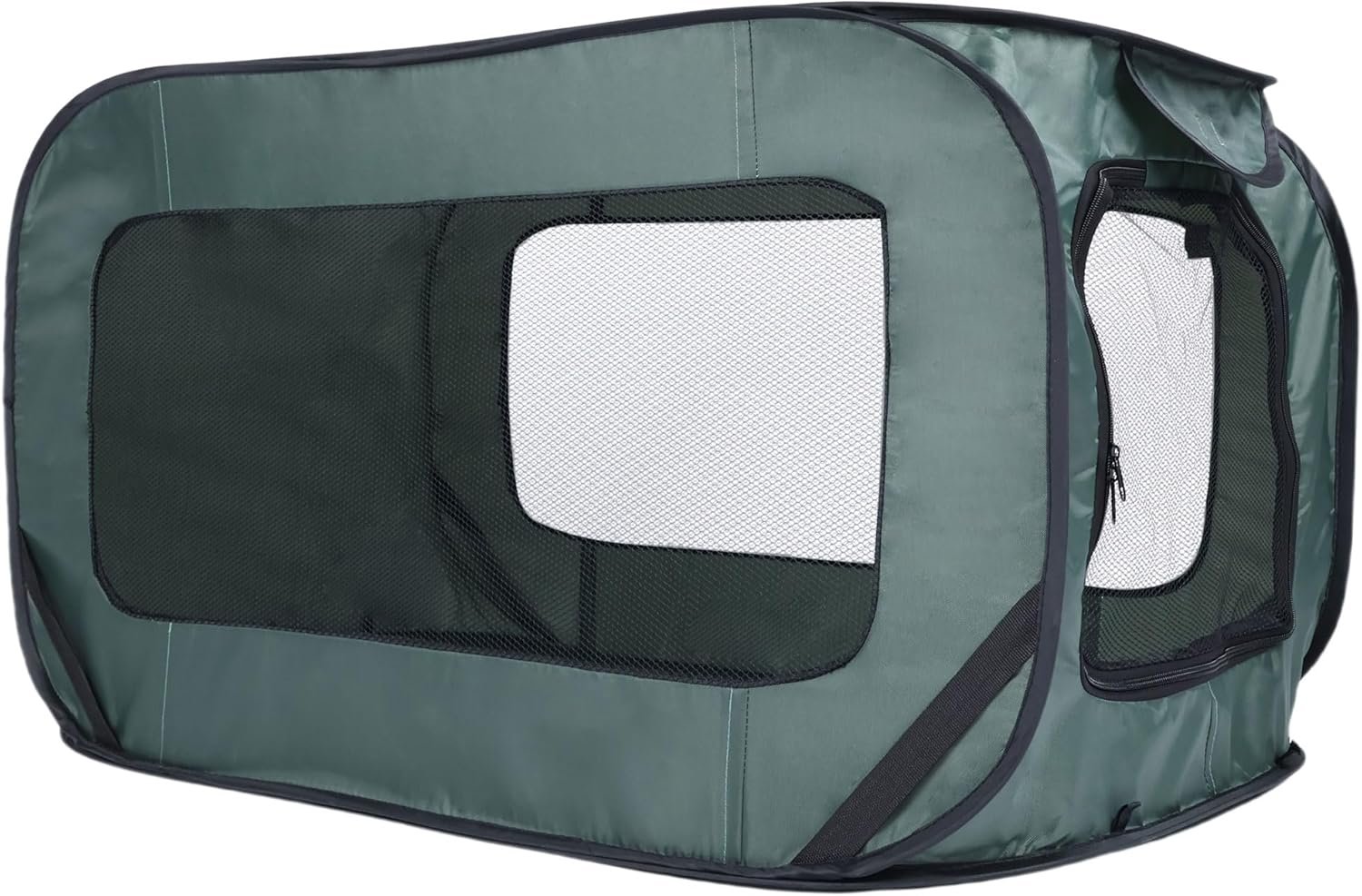 Foldable Dog Kennel for Medium Dogs 36-inch, Portable Waterproof Dog Crate, Pop-Up Indoor/Outdoor Pet Cage & Car Seat Travel Bed (Green)