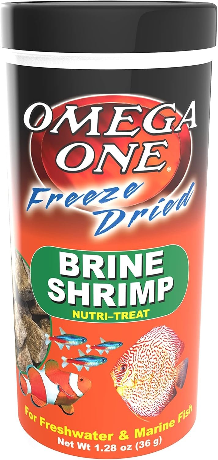 Omega One Freeze Dried Brine Shrimp, 1.28 oz