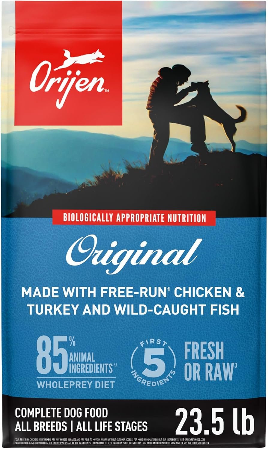 ORIJEN Grain Free High Protein Dry Dog Food Original Recipe 23.5lb Bag