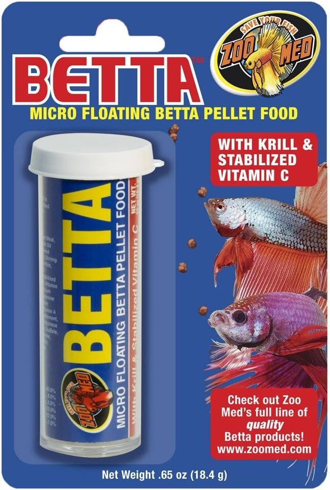 (2 Pack) Betta Micro Floating Betta Pellet Food