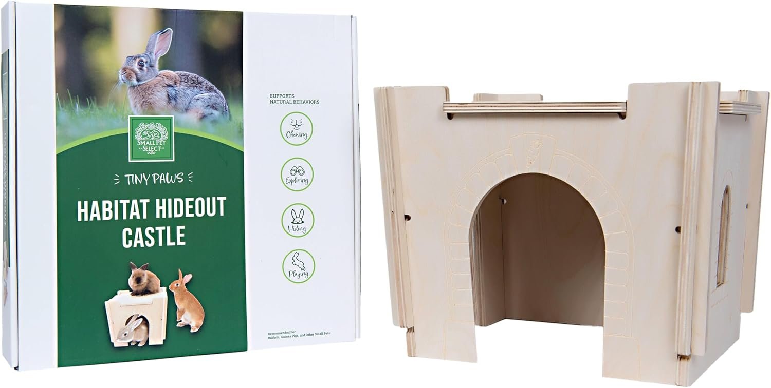 Small Pet Select – Habitat Hideout – Castle- Medium, Rabbits, Guinea Pigs, Other Small Animals