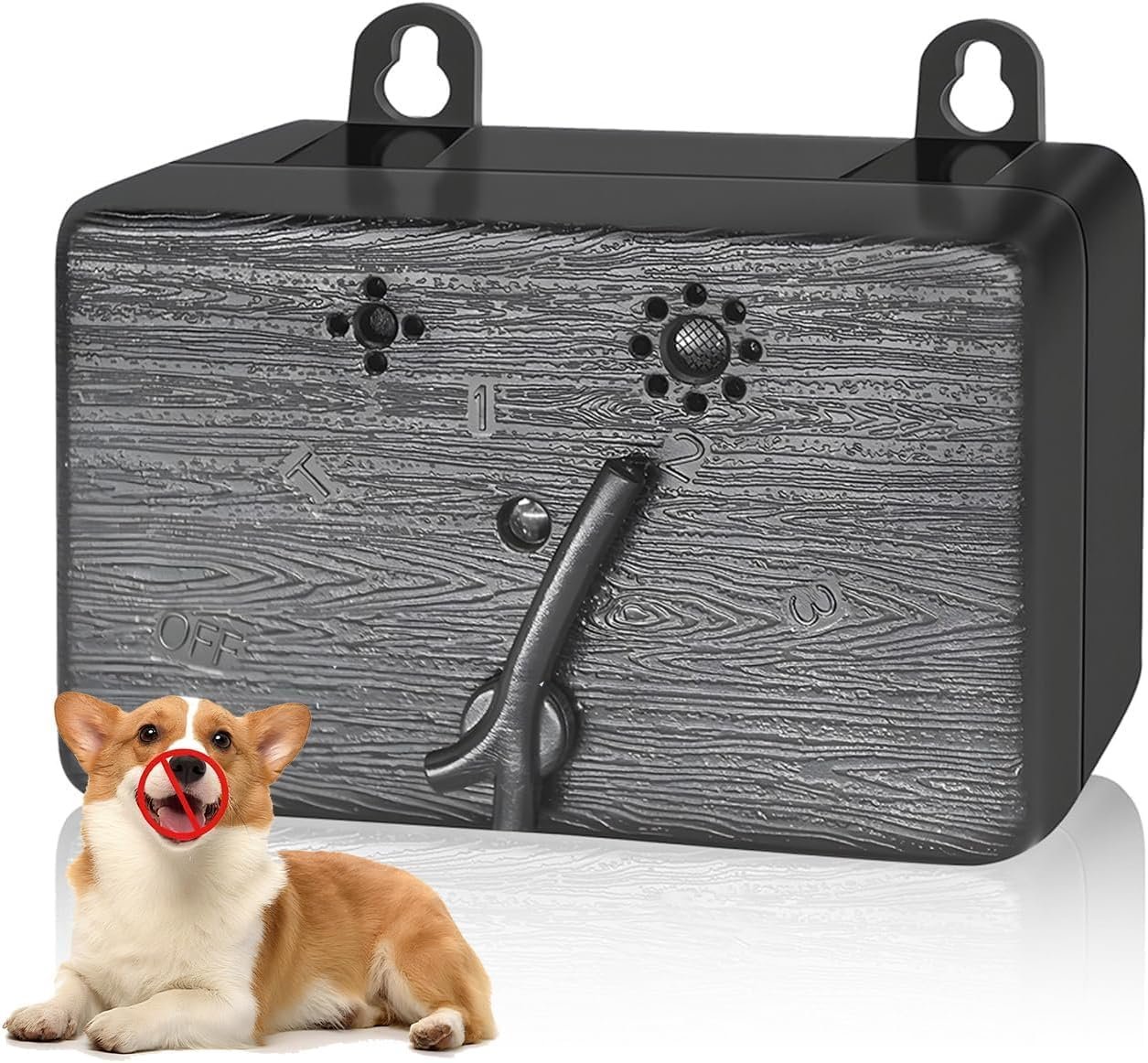 Anti Barking Devices，Anti Barking Device for Dogs Long Range 50ft (270°)，3 Modes Ultrasonic Bark Box，Dog Barking Deterrent Devices，Bark Box，Barking Control Devices for Dog Training in Outdoor/Indoor