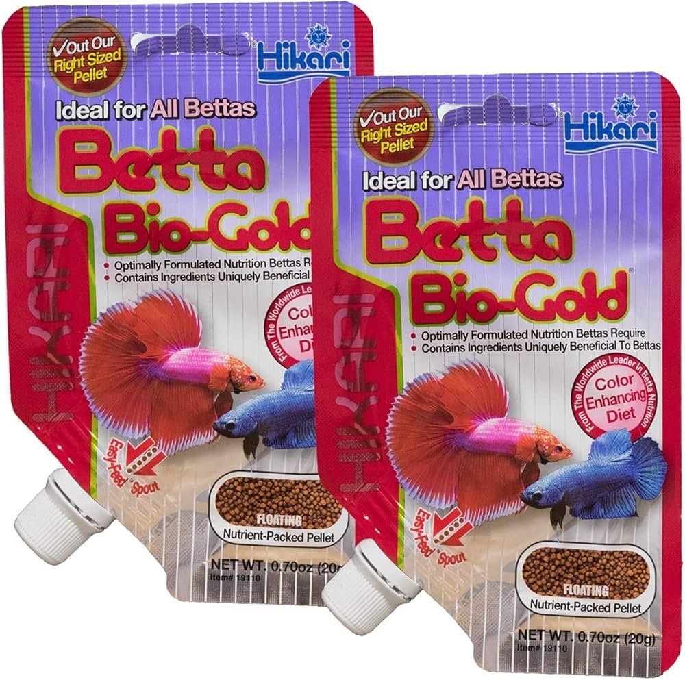 JUSTSWAG Hikari Betta BioGold Baby Pellet 0.7oz [2-Pack]