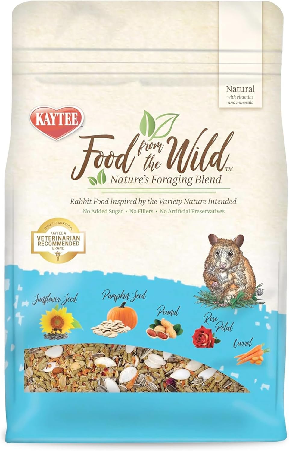 Kaytee Food from The Wild Natural Pet Hamster Food, 2 Pound