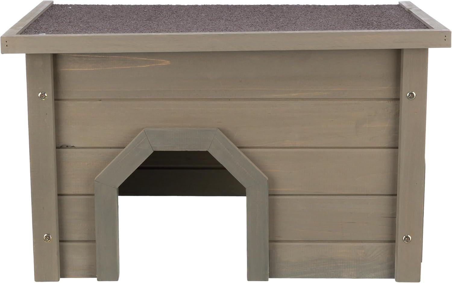 TRIXIE Indoor & Outdoor Small Animal Hideout Shelter for Rabbits and Guinea Pigs, Weatherproof Hide House with Two Entrances, Easy Assembly, Animal-Safe Design