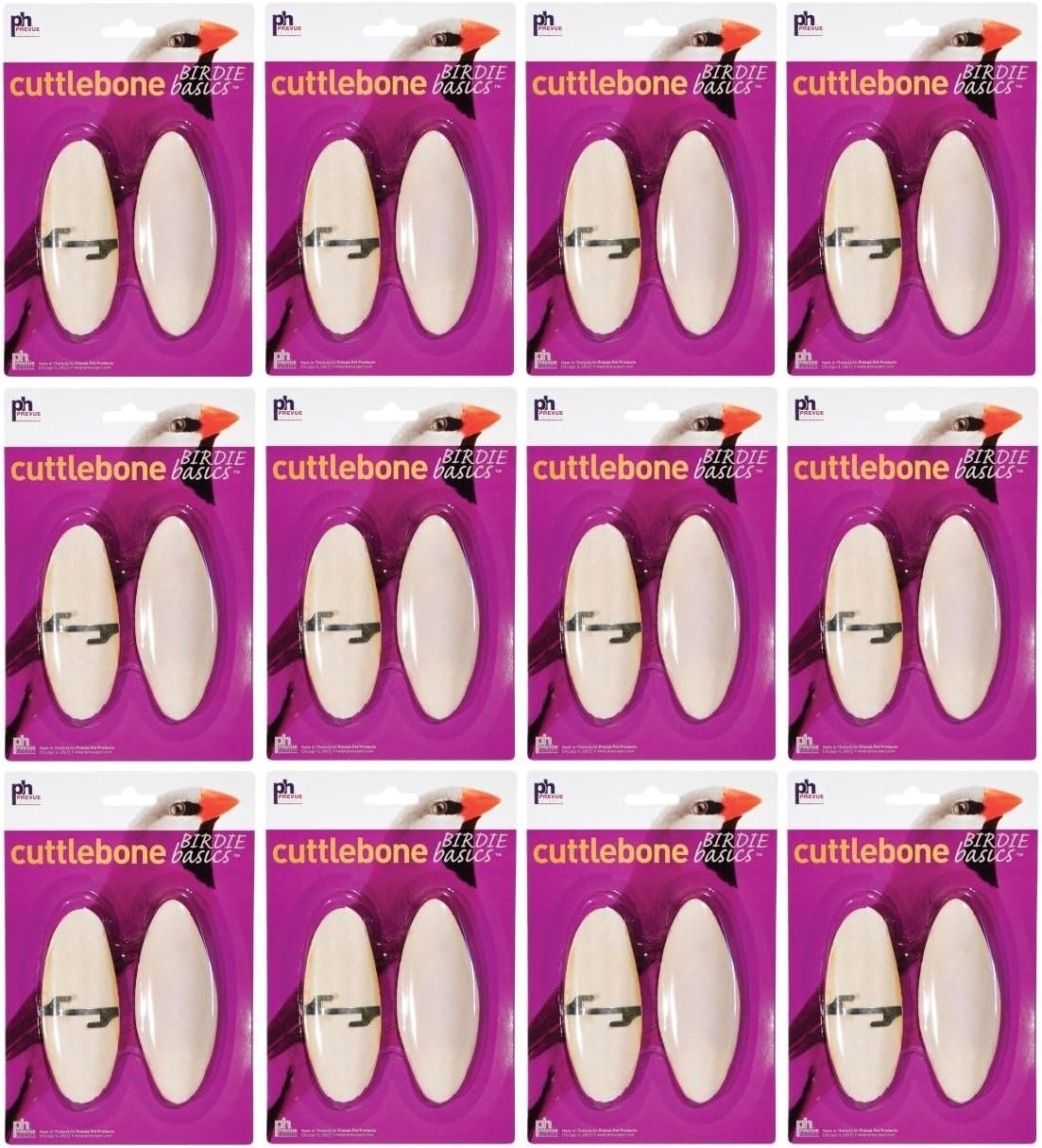 Prevue Pet Products Cuttlebone, Small 4-5 Inch (24 Count)