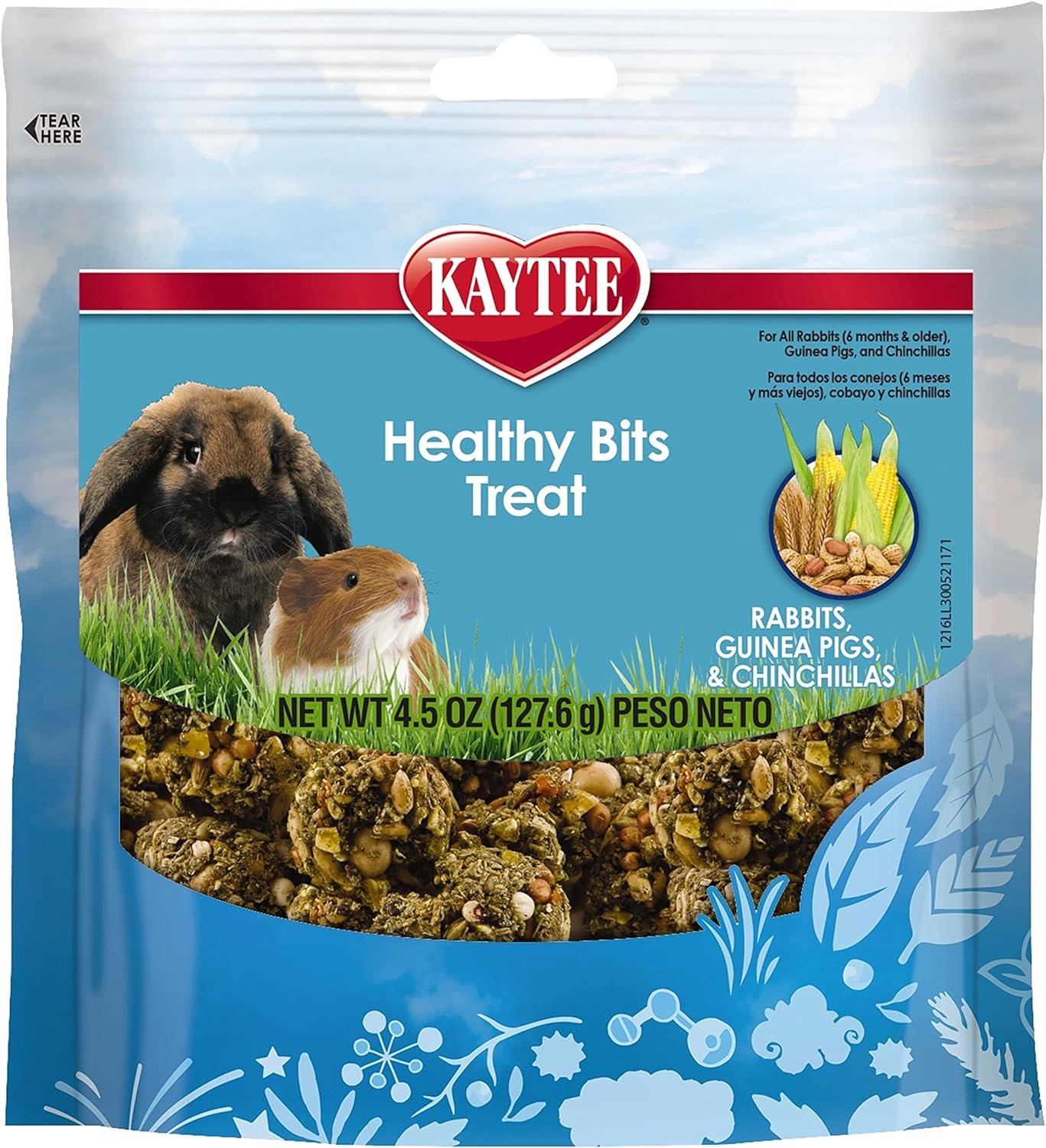 Kaytee Healthy Bits Treat Rabbit and Guinea Pig 4.5 oz
