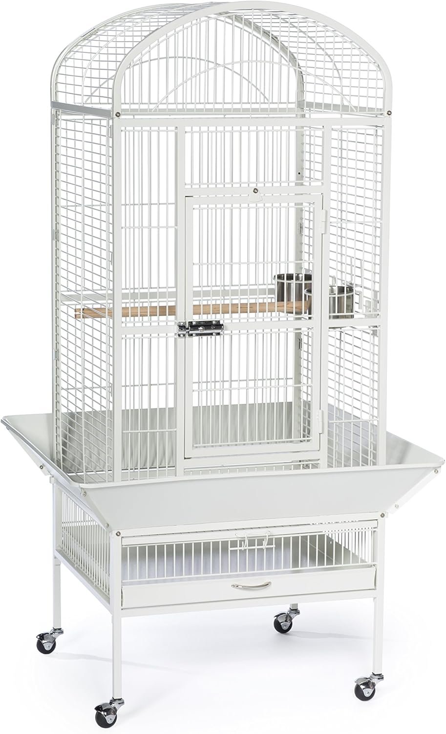 Prevue Pet Products 34522 Dometop Bird Cage, Large, Chalk White