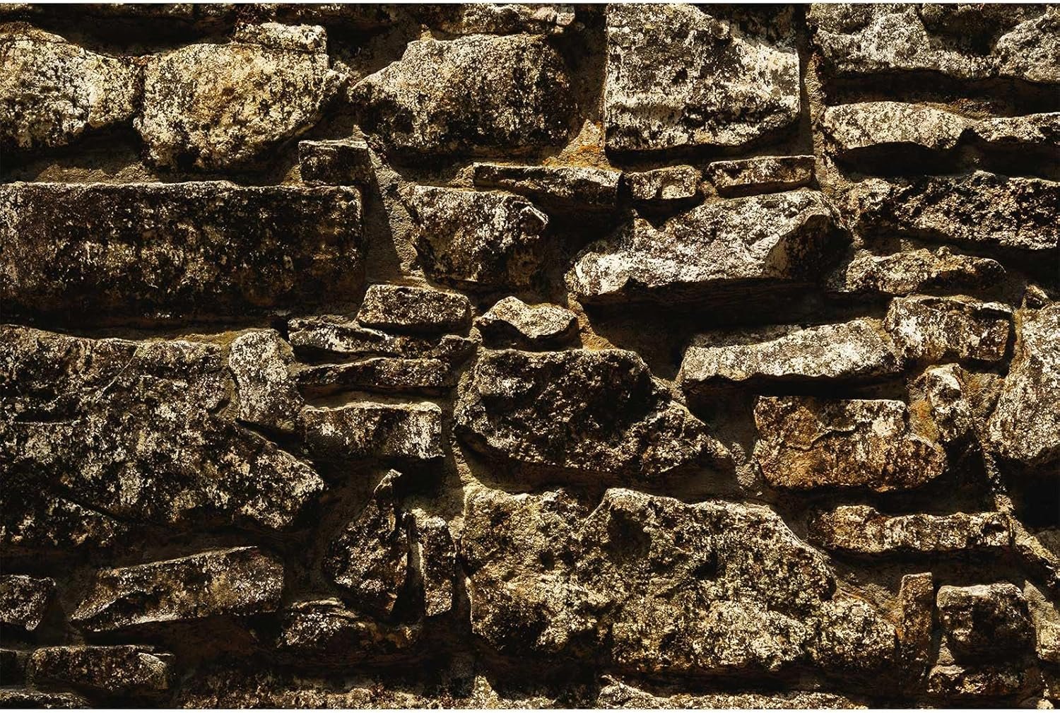 Stone Rock Aquarium Background Vintage Retro Rock Fish Tank Background Natural Rocky Terrarium Background for Tank Background Poster Decorations Retro Rock Reptile Habitat Background 24x12in