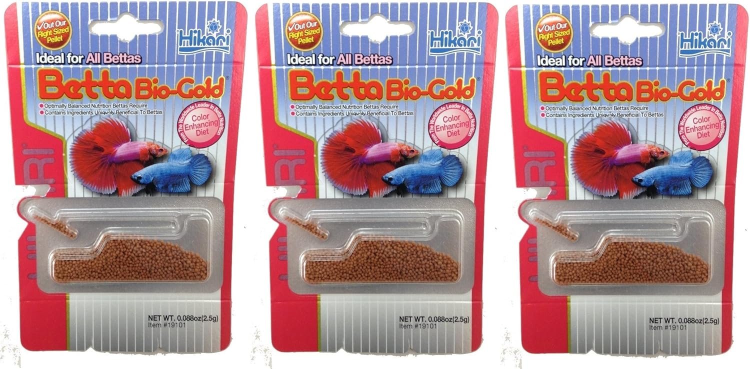 Hikari Betta Bio-Gold Baby Pellets Fish Food Bonus Pack 3 Pack