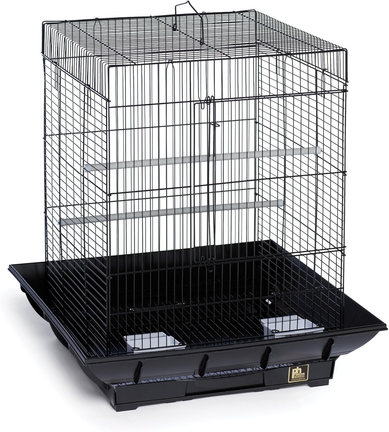 Prevue Hendryx SP850B/B Clean Life Cockatiel Cage, Black, 1/2″